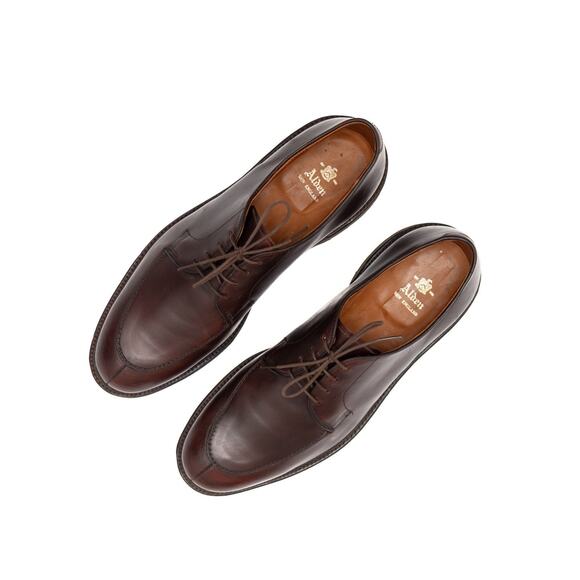 980$ ALDEN Blucher 7118S' Brown Leather Split Toe Derby USA Made Size : 12 D - Picture 5 of 15